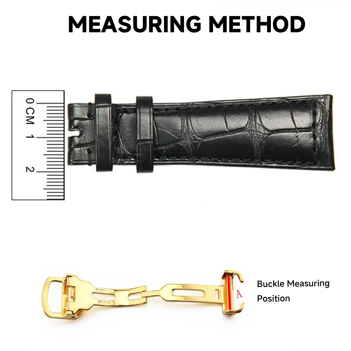 hot Watch Buckle Stainless Ste - Butterfly Clasp Deployant ulasan dan harga
