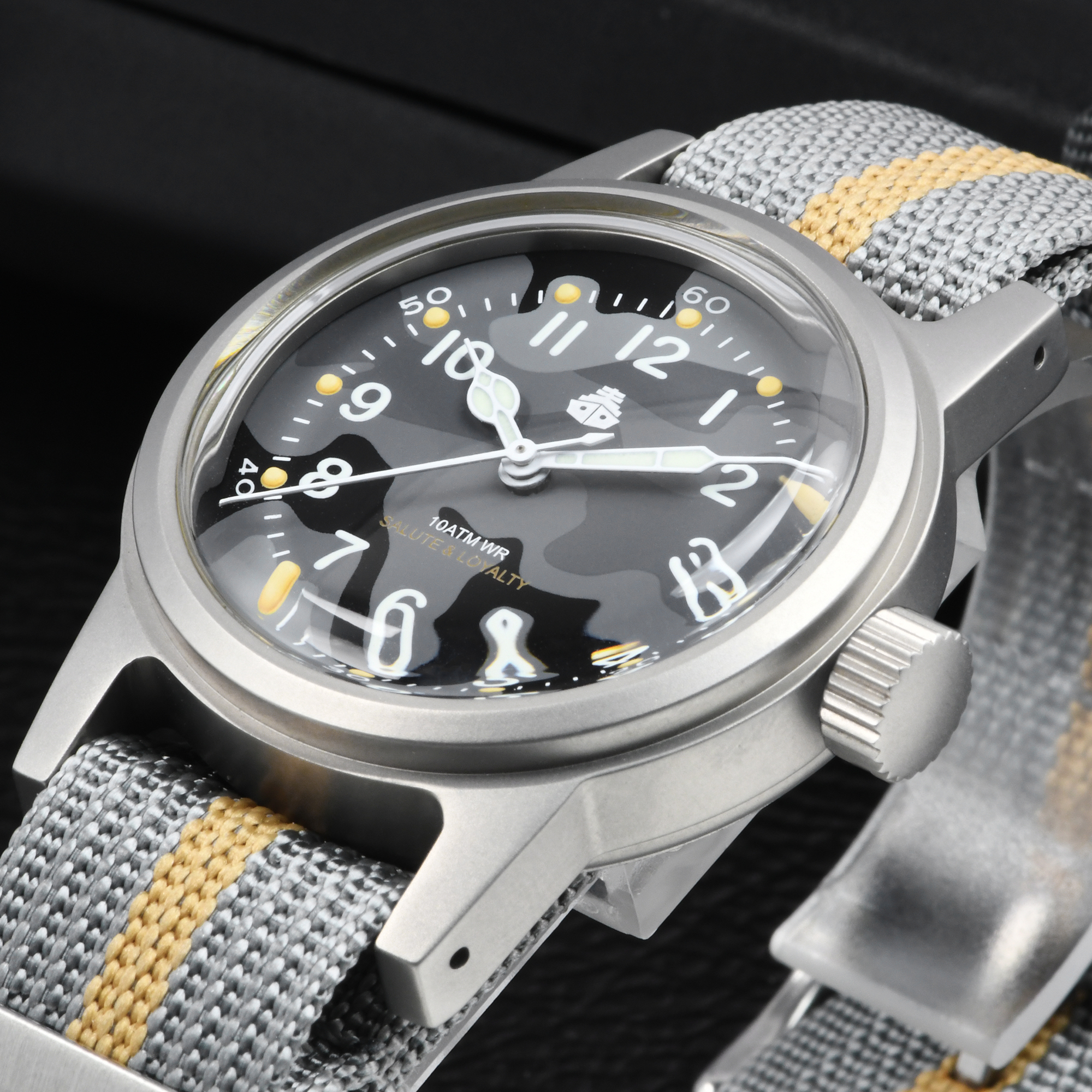 TEKAPO Replica World War II Re - Canvas Strap Watch ulasan dan harga
