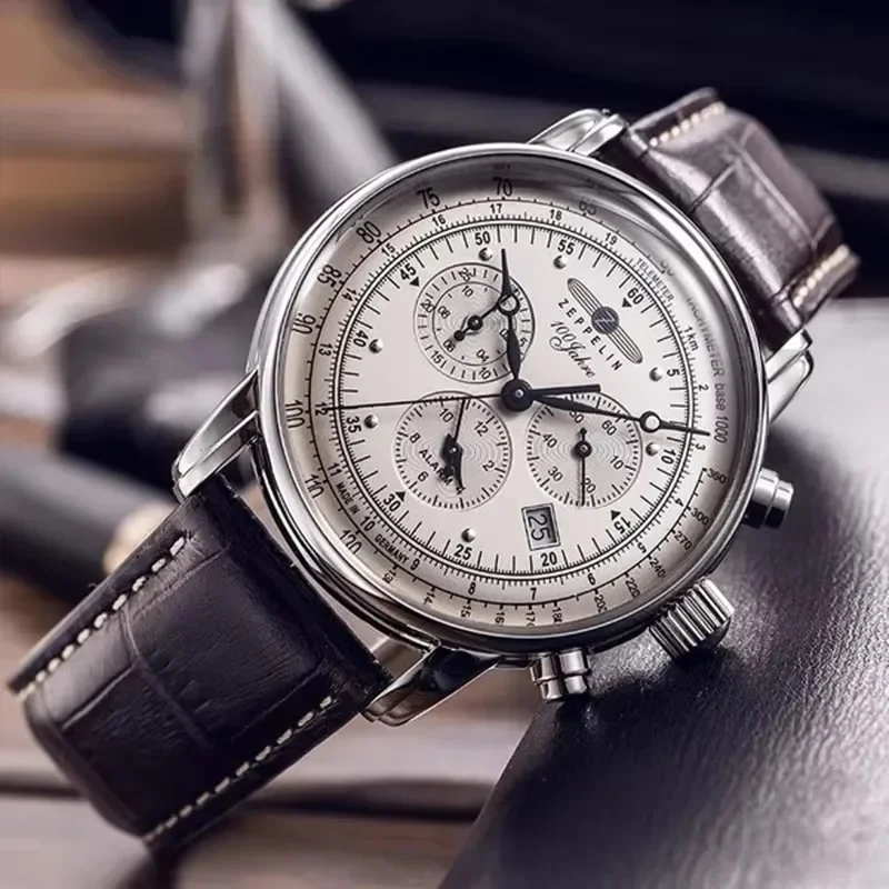 Zeppelin Airship Automatic Dat - Leather Watch Band Men ulasan dan harga