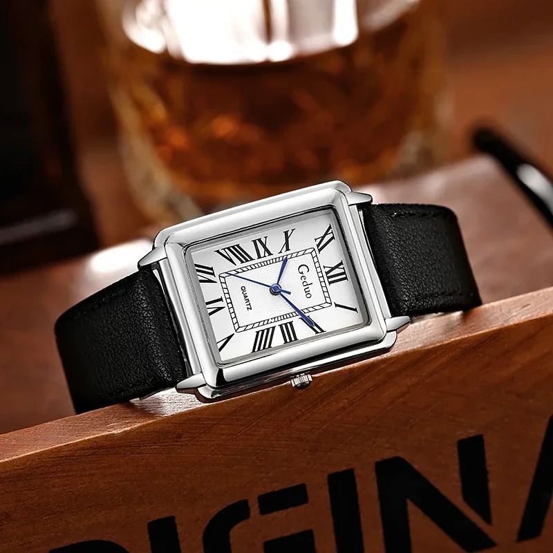 New Fashion Luxury Designer Re - Leather Watch Band Men ulasan dan harga