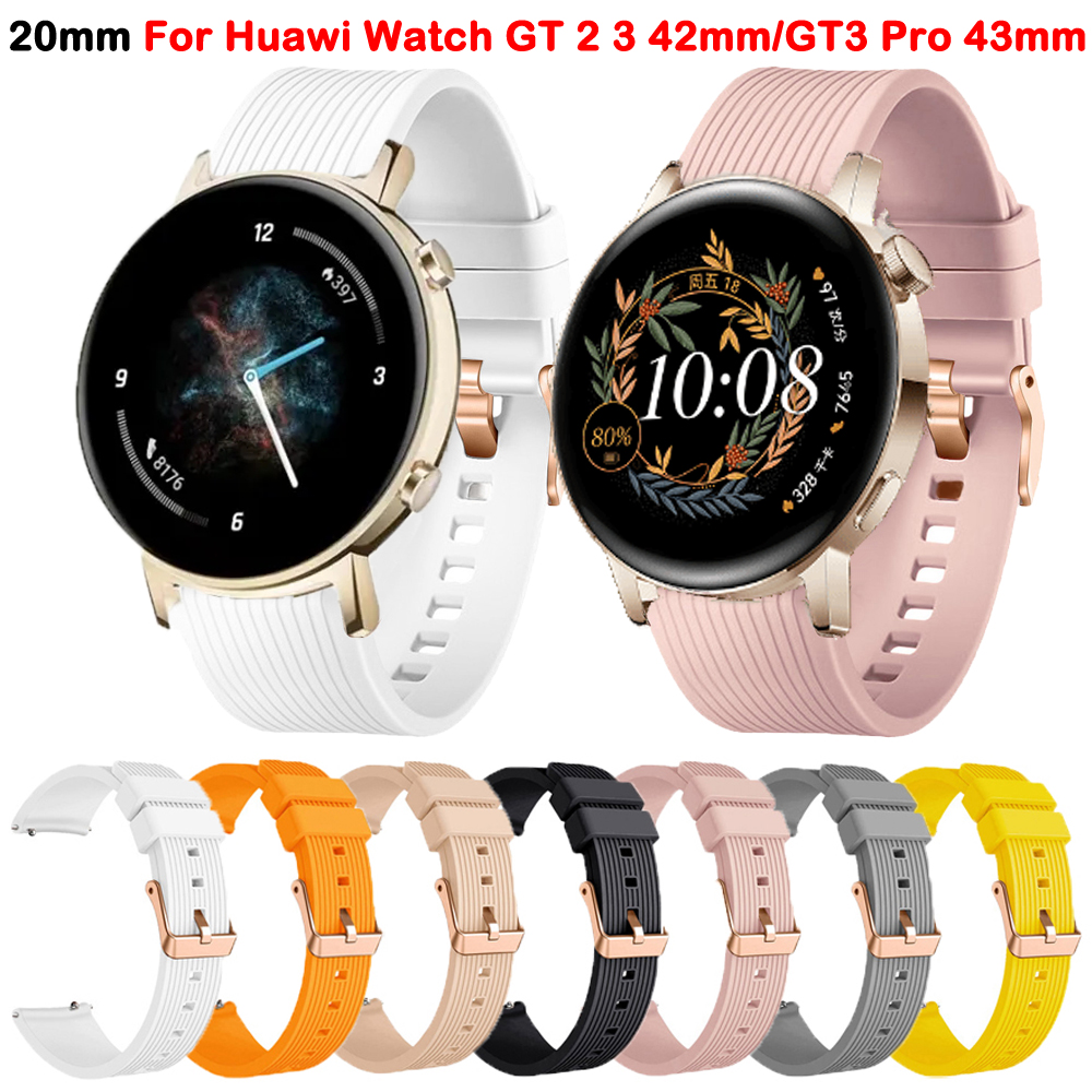 For Huawei GT2 42mm SmartWatch - Silicone Watch Band 22Mm ulasan dan harga