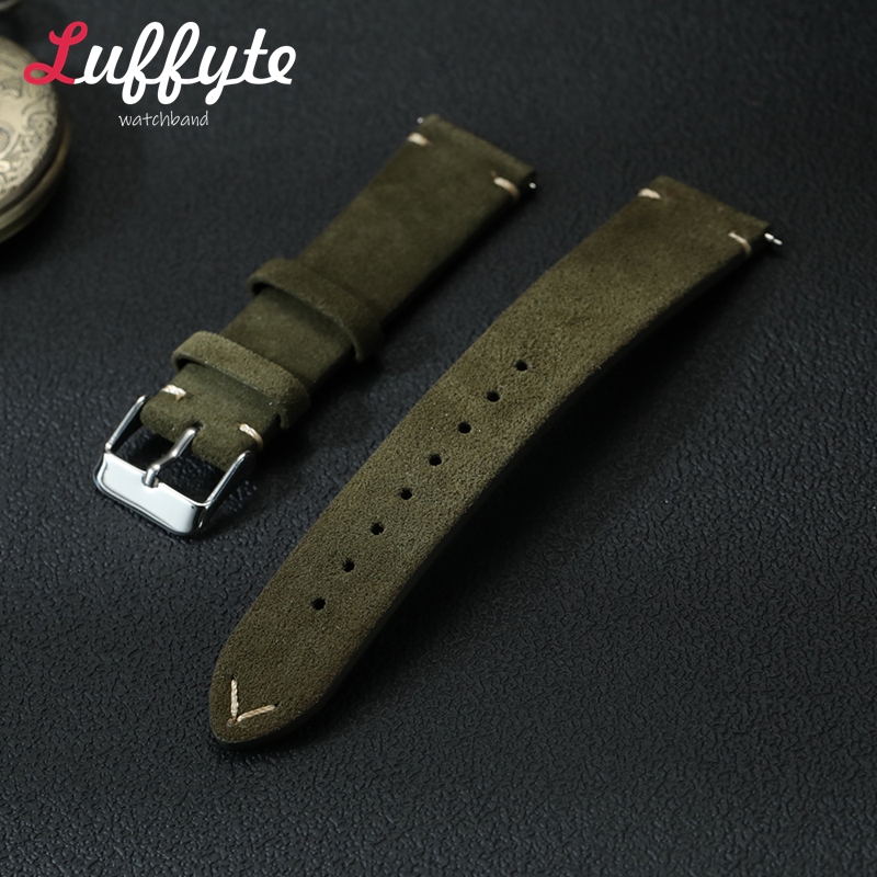 Vintage Suede Leather Watch Ba - Suede Strap Watch ulasan dan harga
