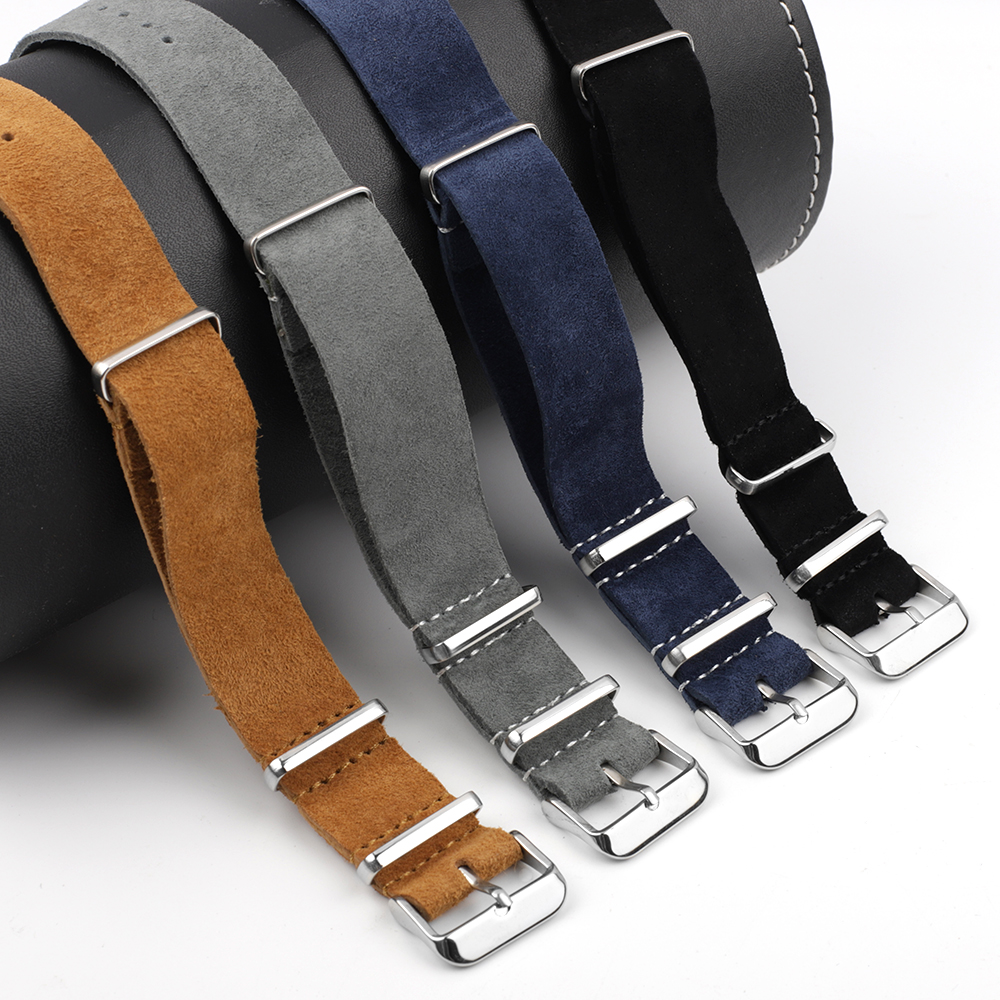 Soft Suede Watchband Long Stra - Suede Strap Watch ulasan dan harga
