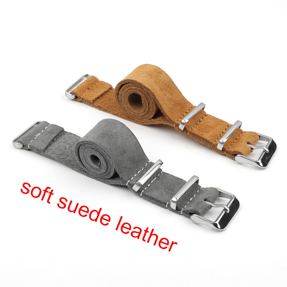 Soft Suede Watchband Long Stra - Suede Strap Watch ulasan dan harga