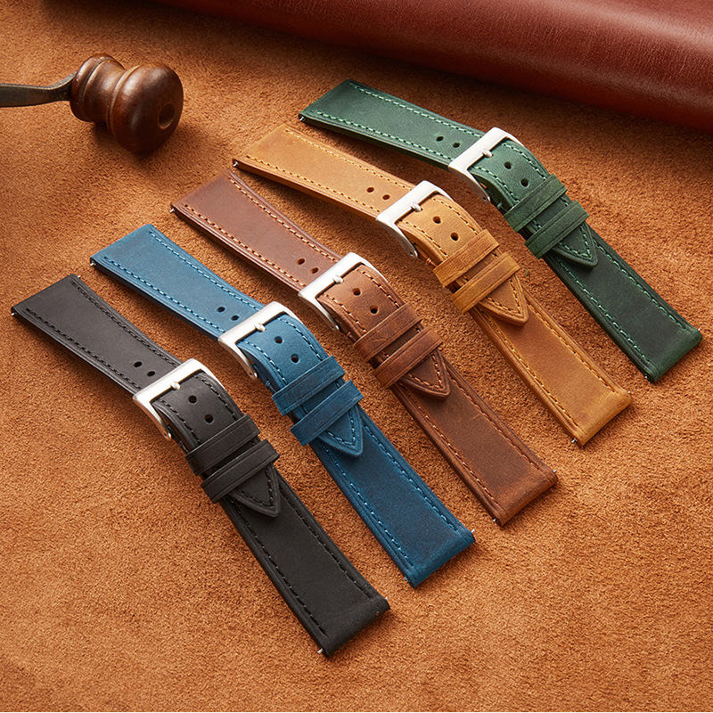 Vintage Watch Strap Quick Rele - Leather Strap Quick Release ulasan dan harga