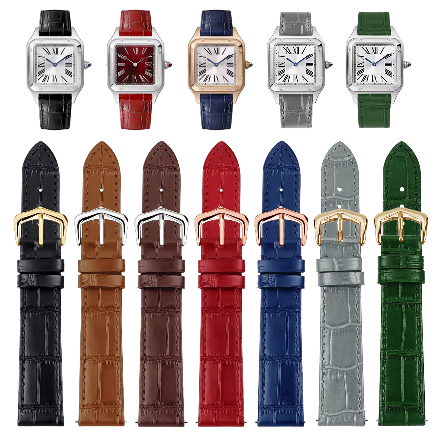 15mm 17mm 18mm 20mm Genuine Le - Leather Strap Quick Release ulasan dan harga