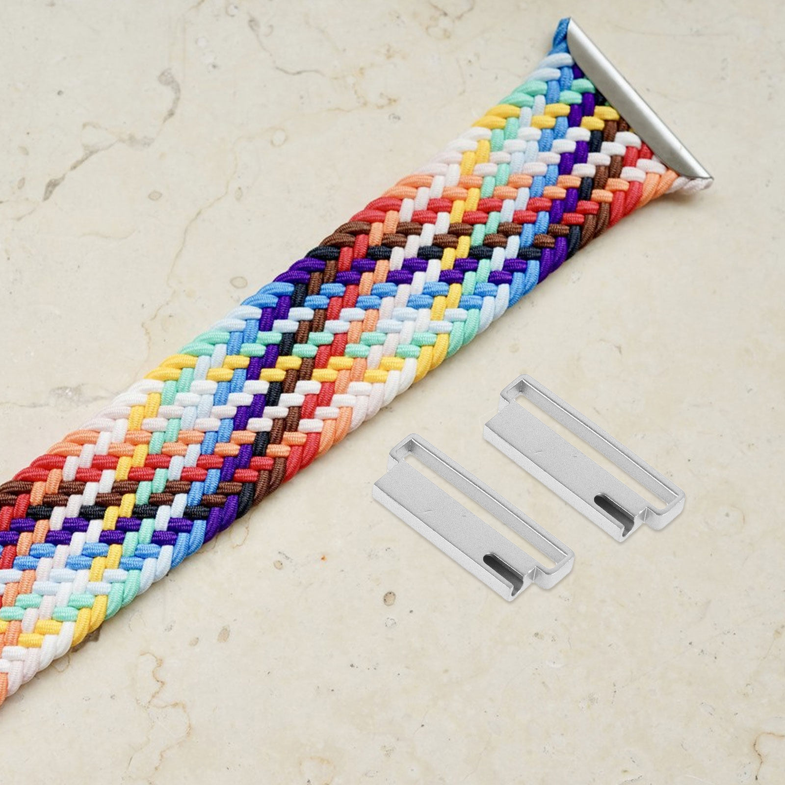 6Pcs Stainless Steel Watch Ada - Strap Change Adapter ulasan dan harga