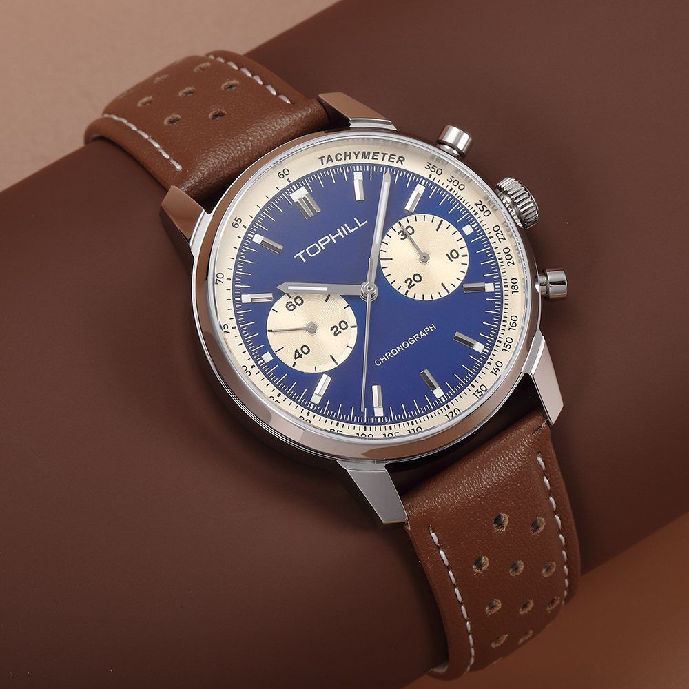 TOPHILL Vintage Racing Chronog - Tropic Strap Vintage ulasan dan harga