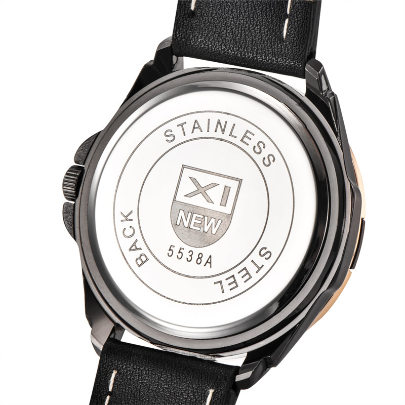 Men XINEW Brand Watches Studen - Leather Watch Band Men ulasan dan harga