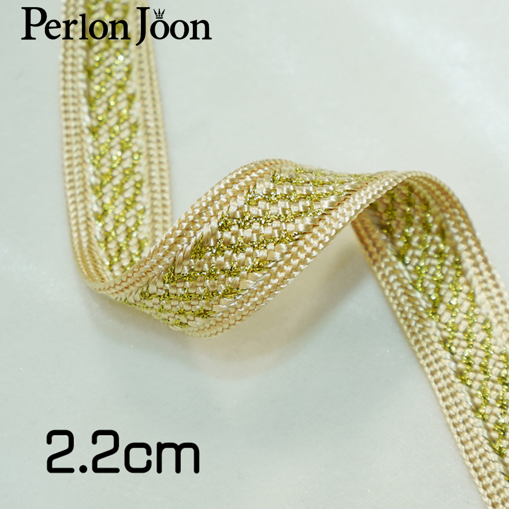 10yards/lot  gold thread polye - Perlon Strap Woven ulasan dan harga