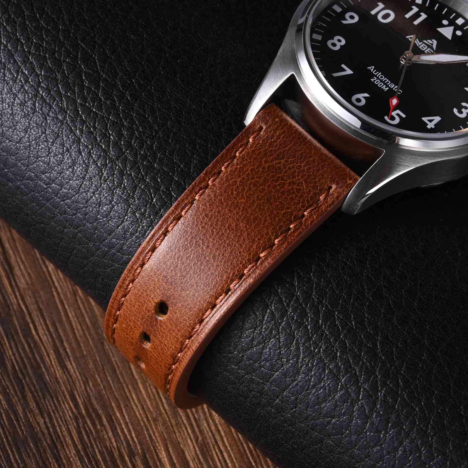 ANBEER Classic Leather Watch S - Leather Strap Quick Release ulasan dan harga