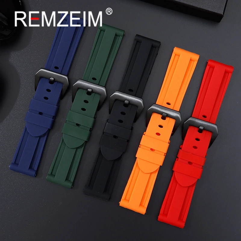 High Quality Silicone Watch Ba - Rubber Strap Diver ulasan dan harga
