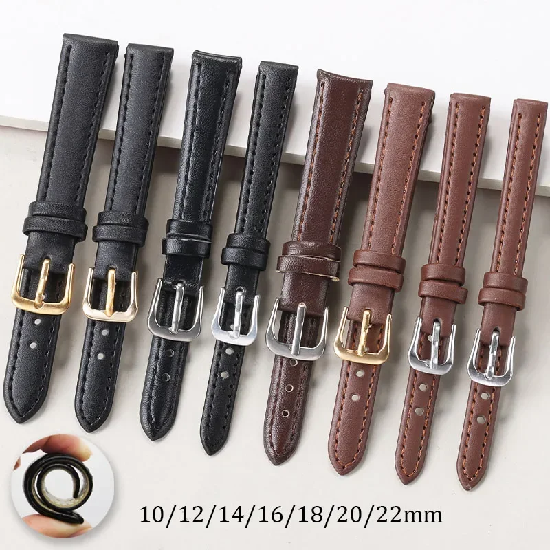 PU Leather Strap 10mm 12mm 14m - Suede Strap Watch ulasan dan harga