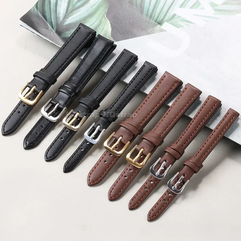 PU Leather Strap 10mm 12mm 14m - Suede Strap Watch ulasan dan harga