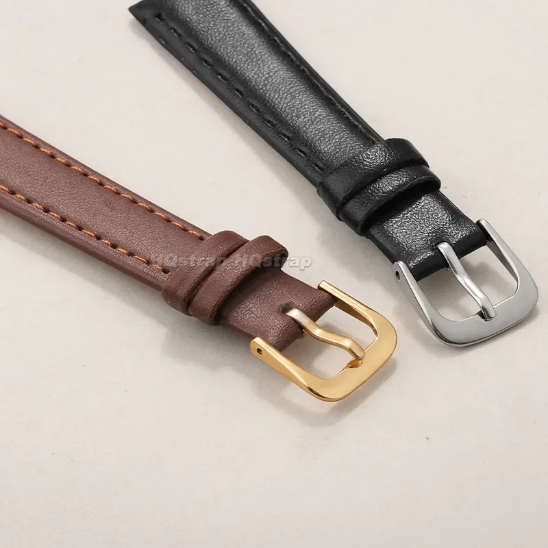 PU Leather Strap 10mm 12mm 14m - Suede Strap Watch ulasan dan harga