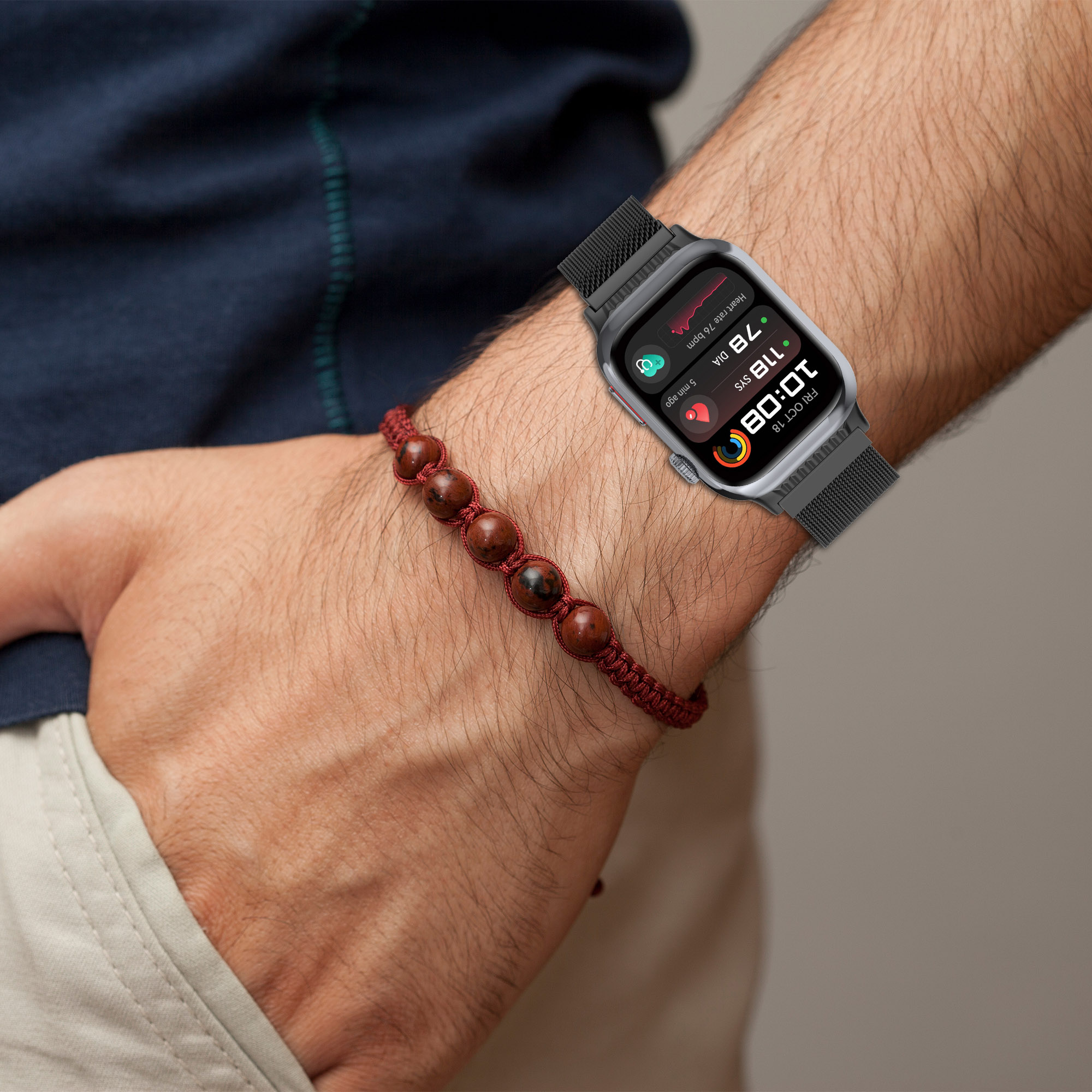 Milanese Magnetic Loop Band St - Milanese Loop Magnetic ulasan dan harga