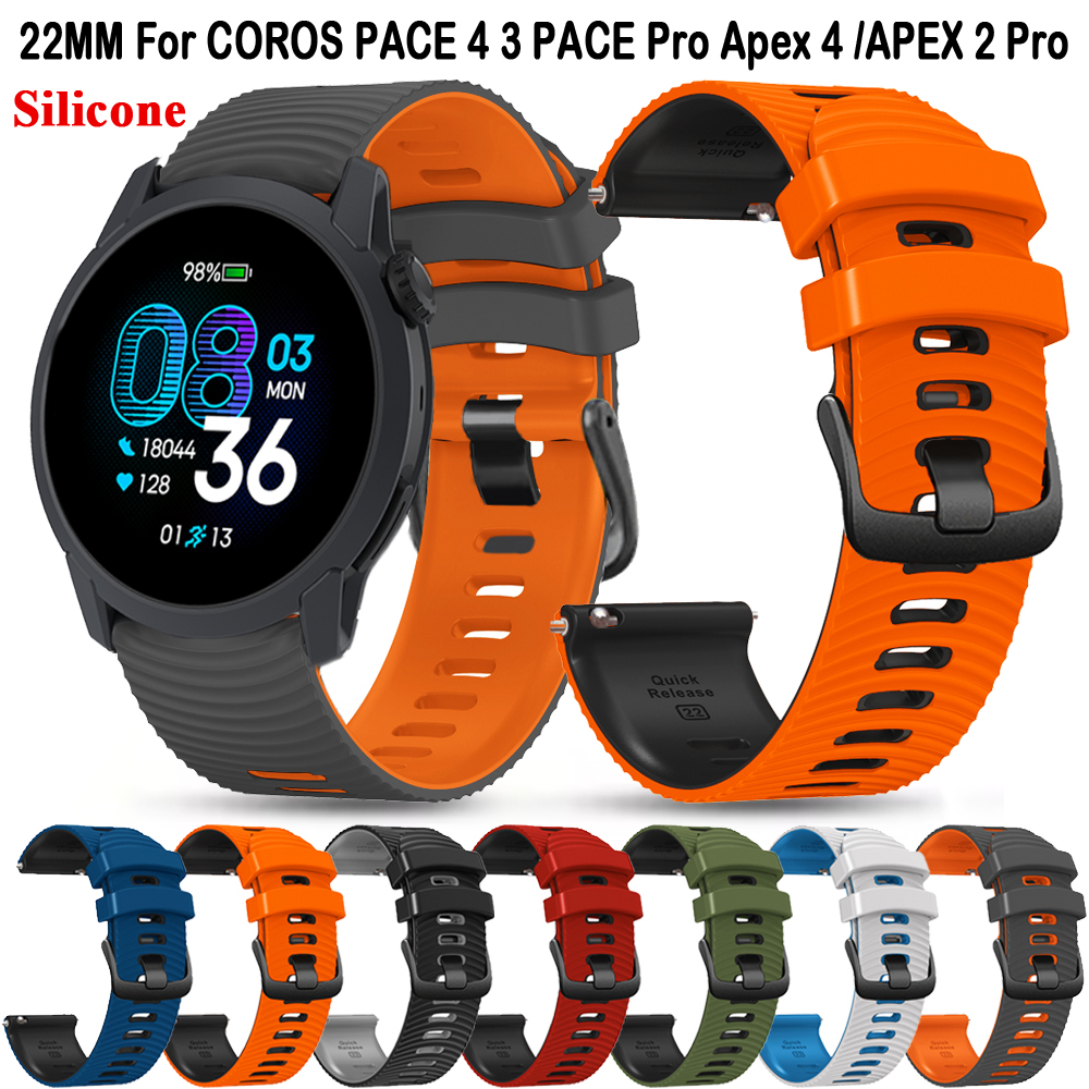 For COROS Apex 4 42mm/APEX 2 P - Silicone Watch Band 22Mm ulasan dan harga