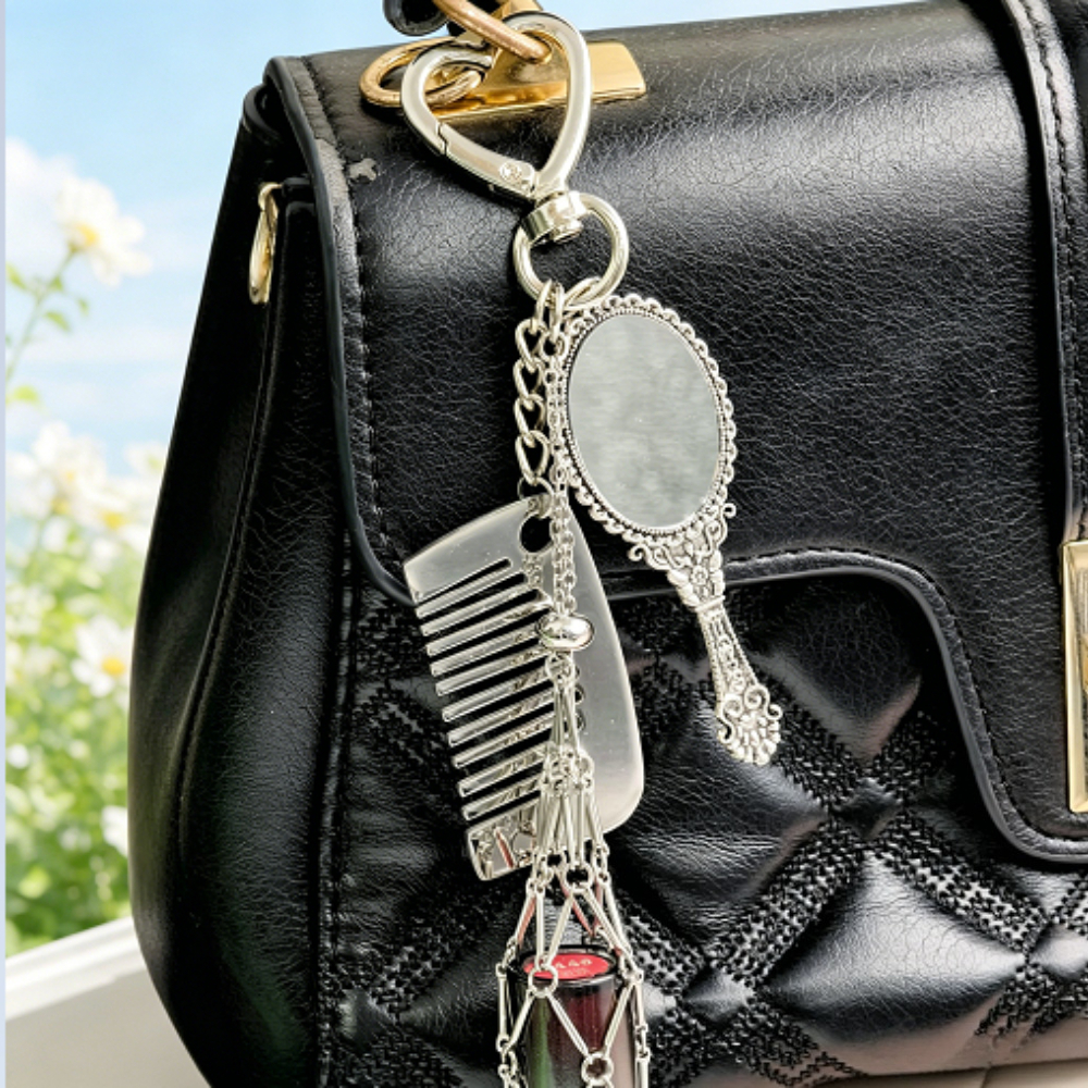 Vintage Metal Mesh Lipstick Ba - Mesh Strap Metal ulasan dan harga