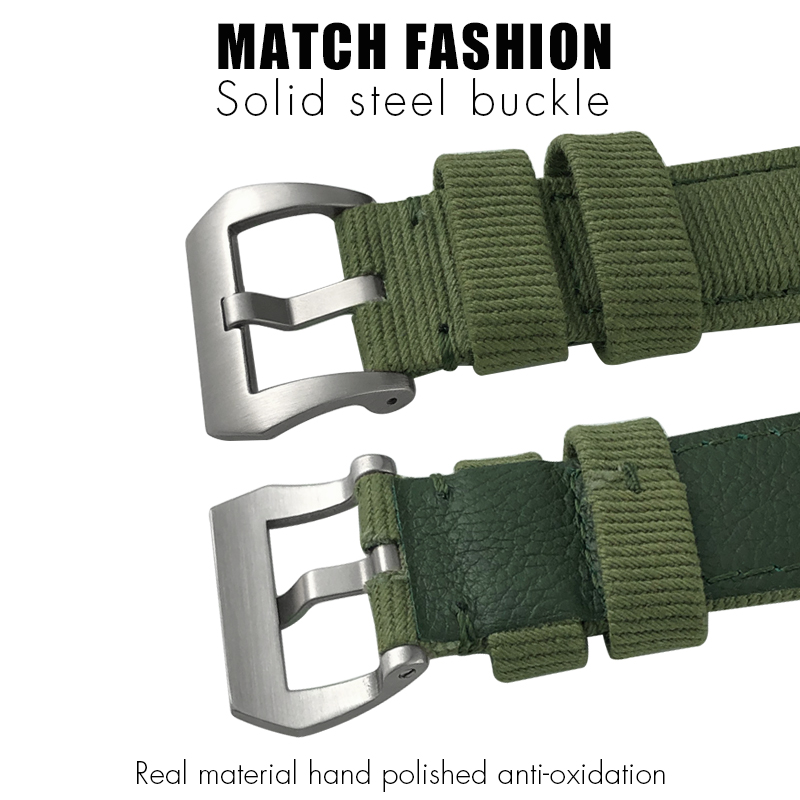 for Panerai 24mm New Nylon Wat - Canvas Strap Watch ulasan dan harga
