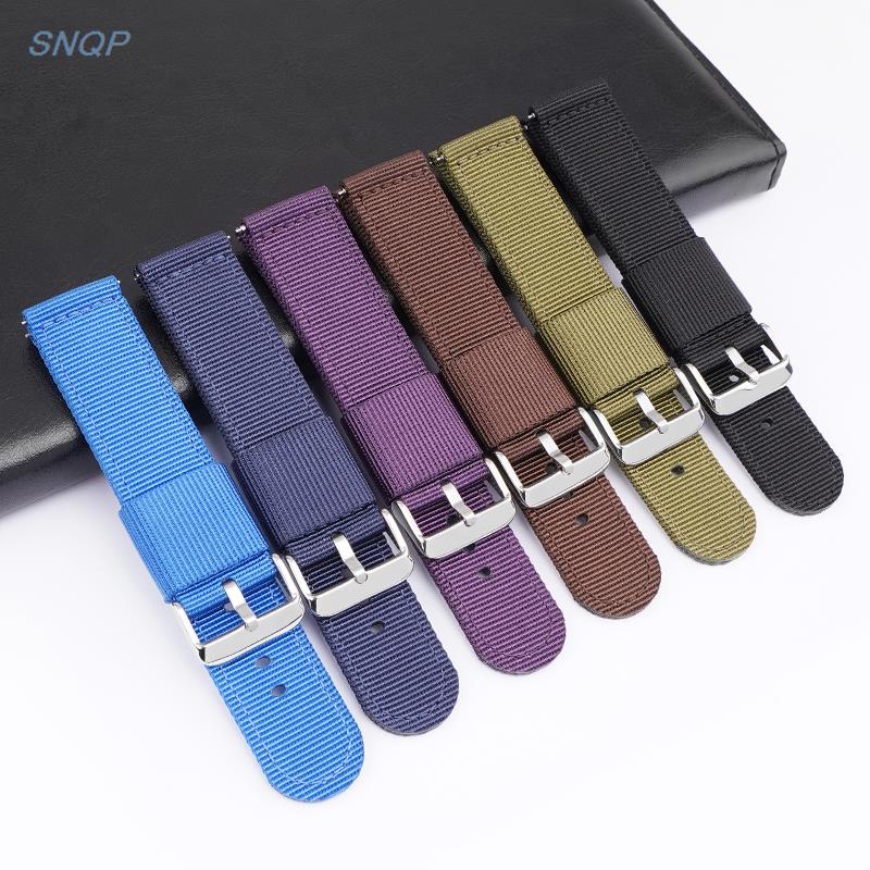 18mm 20mm 22mm 24mm Nylon Canv - Canvas Strap Watch ulasan dan harga